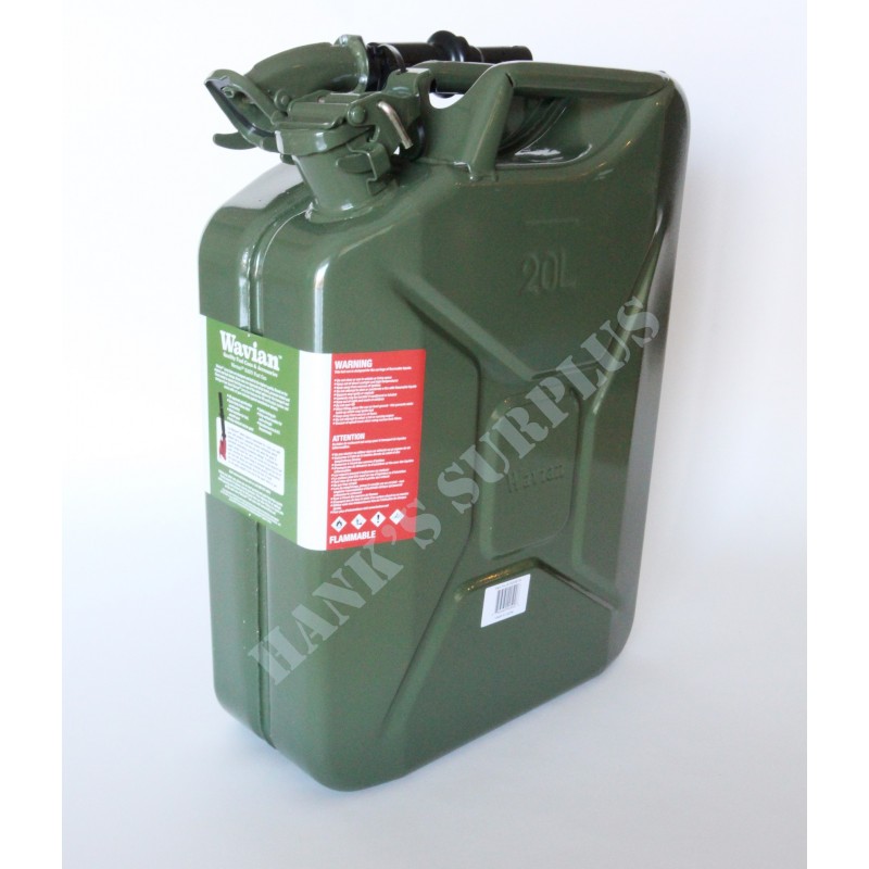 Wavian Military NATO Fuel Gas Steel Jerry Can