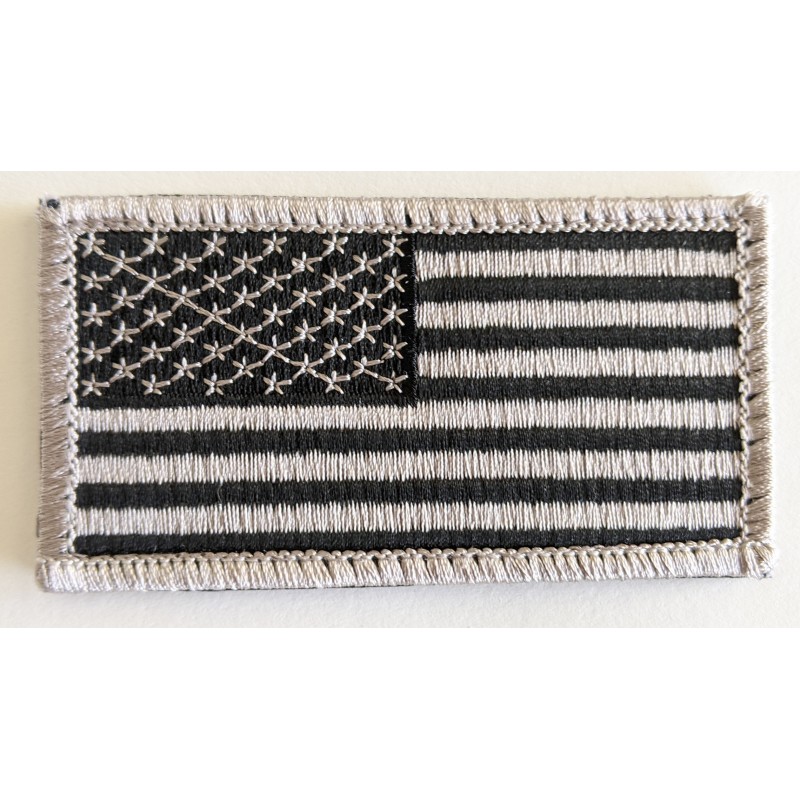 American Flag Velcro Tactical Patch with Hook Back