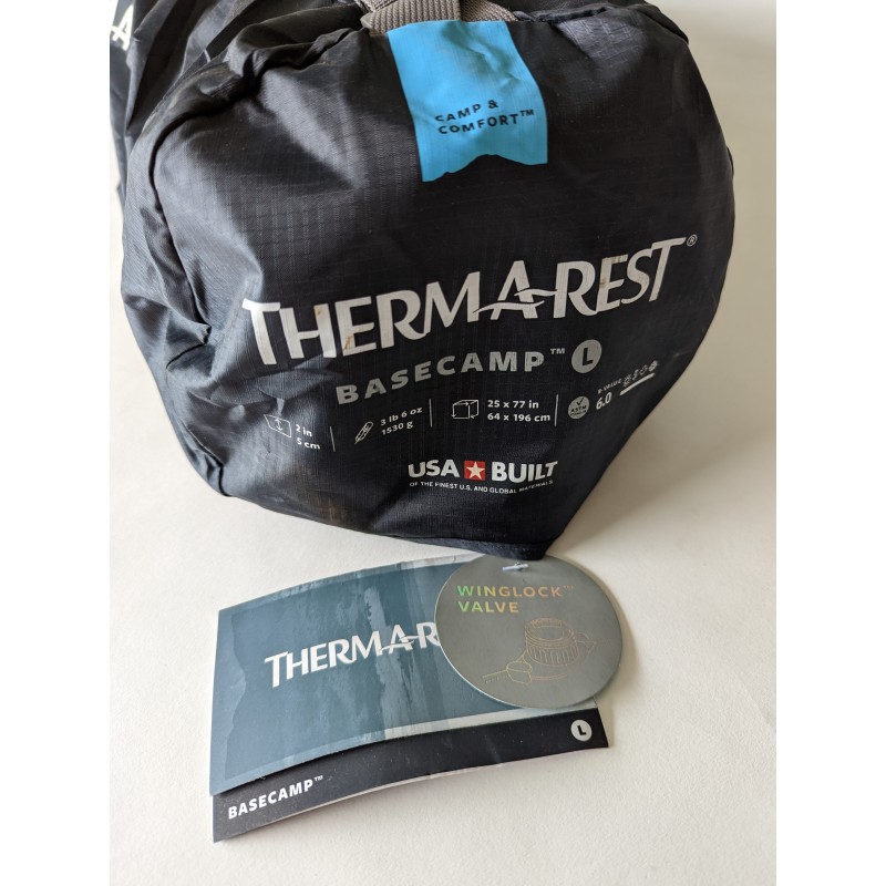 THERMAREST BaseCamp Camping Self Inflating 2" Sleeping Mat Pad Large