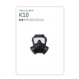 K10 gas mask performance spec sheet