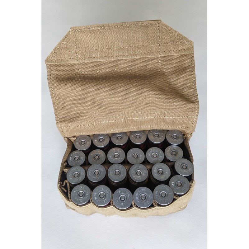 24 Round Military Clay Trap Skeet Shotgun Molle Shell Cartridge Holder
