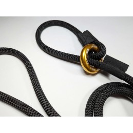 Premium Rope Slip Lead Dog Leash with Petzl O-Ring
