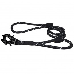 Professional Climbing Rope Double Handle Dog Leash Lead with Quick Release Kong Frog Clip
