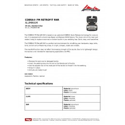 AustriAlpin COBRA FM Retrofit Field Repair Quick Release Buckle