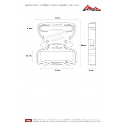 AustriAlpin COBRA FM Retrofit Field Repair Quick Release Buckle