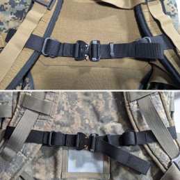 Hank's Surplus Replacement 1" Backpack Sternum Chest Strap with COBRA FM Buckle