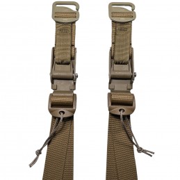 Military Coyote Brown MOLLE FILBE ILBE Assault Backpack Lower Shoulder Straps