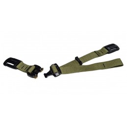 Hank's Surplus Replacement Backpack MOLLE Sternum 3/4" Chest Strap with COBRA Buckle. OD color.