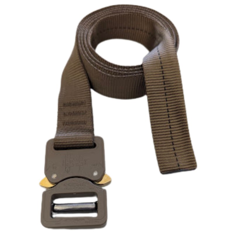 1" Mil-Spec Nylon Webbing Belt with COBRA Pro Quick Release Buckle. Made in USA. 1" Mil-Spec Nylon Webbing Belt with COBRA Pro Quick Release Buckle. Made in USA.