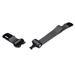 Grey 1" Webbing Sternum Strap with COBRA FM Buckle.