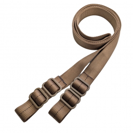 Hank's Surplus two-point sling in coyote brown color.