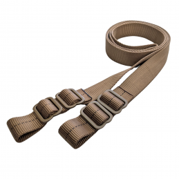 Hank's Surplus two-point sling in coyote brown color.
