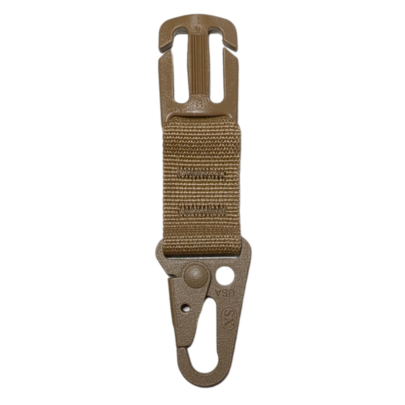 2 Military Mil-Spec Tactical Molle Backpack Vest Gear Attachment HK Snap Hook Key Clip US Made