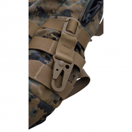 2 Military Mil-Spec Tactical Molle Backpack Vest Gear Attachment HK Snap Hook Key Clip US Made
