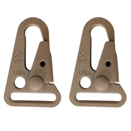 Coyote Brown HK Snap Clip. Made in USA.