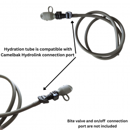 Replacement Hydration Pack Water Reservoir 42.5" Drinking Tube Made in USA