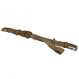 Backpack Molle Replacement Chest Sternum Strap with Auto Cam Snap Clip. Coyote Brown.