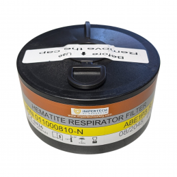 Supergum Industries Israel Military NATO CBRN Chemical 40mm Gas Mask Respirator Air Filter. 10/2045 exp.