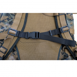 Backpack Molle Replacement Chest Sternum Strap with QR Snap Clip - Made in USA