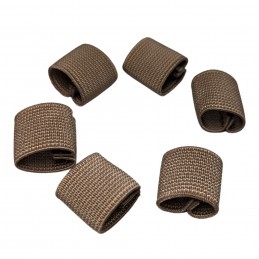 Hank’s Surplus Mil-Spec Elastic Webbing Keepers – Berry Compliant, Made in USA – Multiple Sizes (1”, 1.5”, 1.75”, 2”, 2.25”)