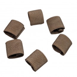 Hank’s Surplus Mil-Spec Elastic Webbing Keepers – Berry Compliant, Made in USA – Multiple Sizes (1”, 1.5”, 1.75”, 2”, 2.25”)