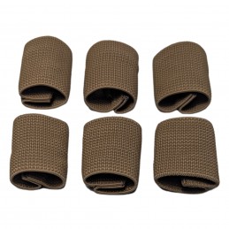 Hank’s Surplus Mil-Spec Elastic Webbing Keepers – Berry Compliant, Made in USA – Multiple Sizes (1”, 1.5”, 1.75”, 2”, 2.25”)