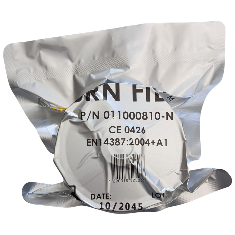 Supergum Industries 40mm Military NATO CBRN Chemical Gas Mask Respirator Air Filter. Exp 10/2045