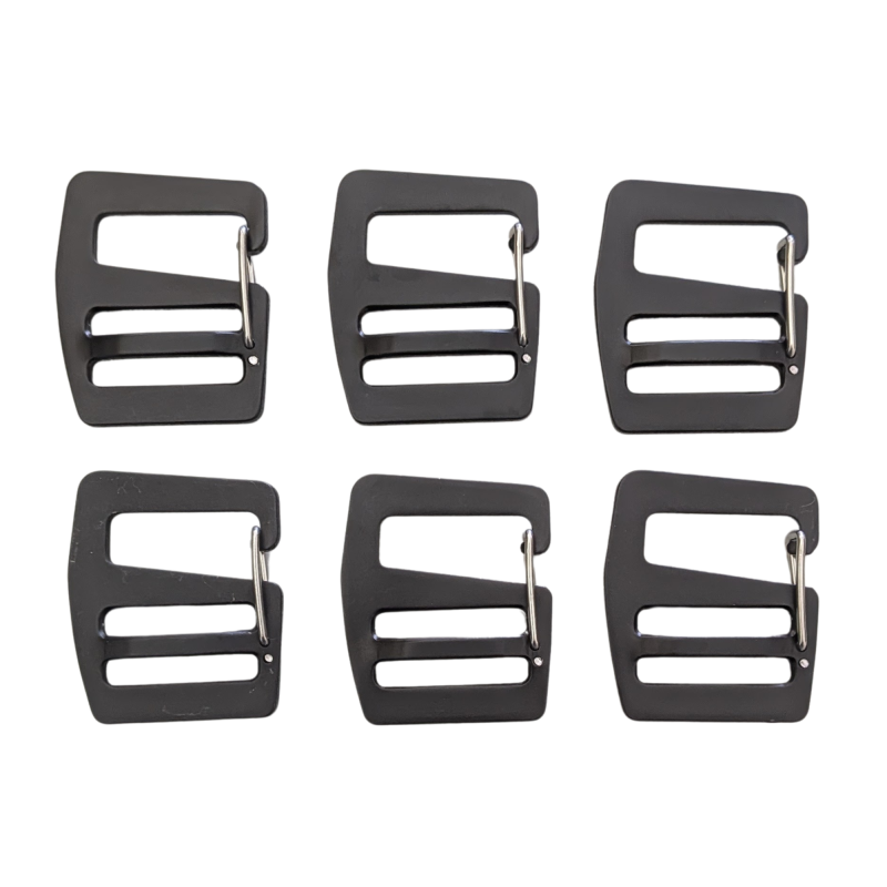 Aluminum G-Hook 1" Webbing Strap Backpack Vest Gear Snap Clip Buckle Spring Gate