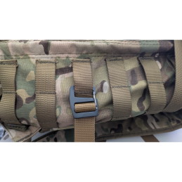 Aluminum G-Hook 1" Webbing Strap Backpack Vest Gear Snap Clip Buckle Spring Gate