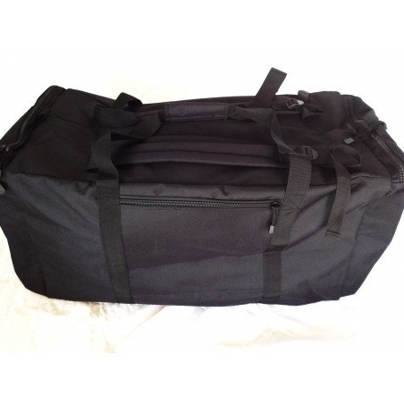 Duffle Bag Backpack Large Black