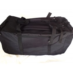Duffle Bag Backpack Large Black