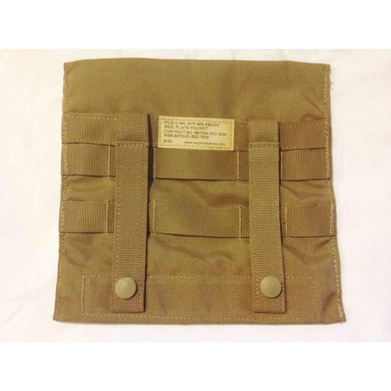 2 Military Army MOLLE Ammo Utility Admin Side Pouch Coyote Brown