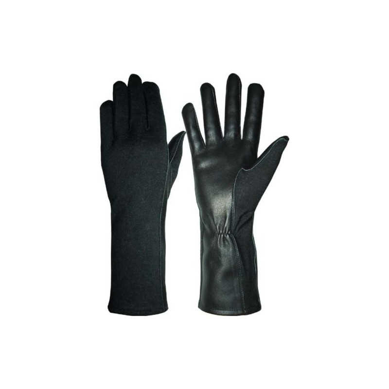 Hank's Surplus Military Style Nomex Fire Resistant & MultiCam Pilot Flight Leather Gloves