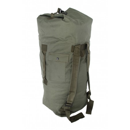 Hank's Surplus Army Navy Military Style Heavy Duty Duffle Bag. OD color.
