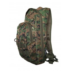 Hank's Surplus Military Tactical Hydration Backpack with Water Bladder Woodland Digital