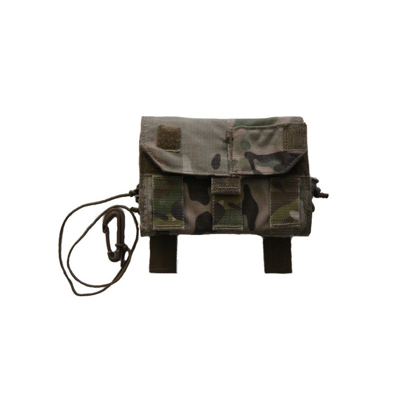 Outdoor Dokumententasche MOLLE Map pouch Army Mappe Multitarn camouflage 