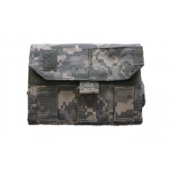 Military Army ACU MOLLE Utility Admin Side Pouch Pocket Cell Phone Case Front View