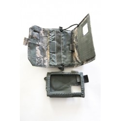 Military Army ACU MOLLE Utility Admin Side Pouch Pocket Cell Phone Case Inside View