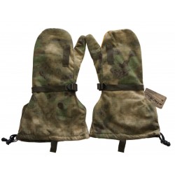 Hank's Surplus A-TACS FG Camouflage Cold Weather Leather Mittens