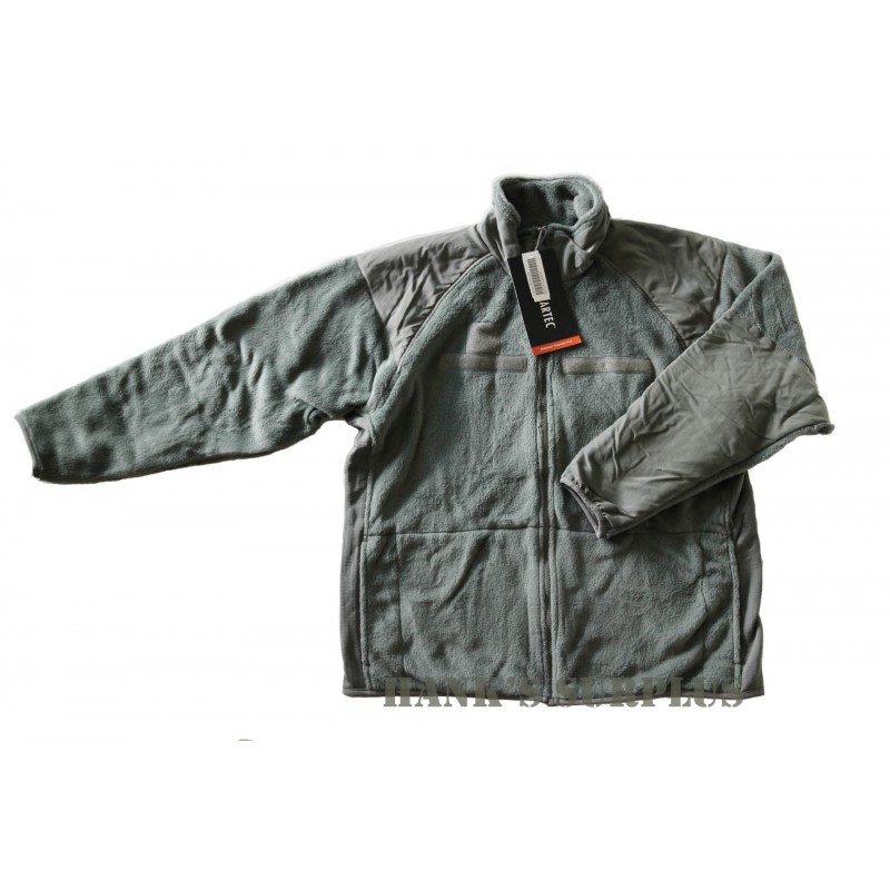 Medium Long Military Fleece Jacket PolarTec Peckham USA Genuine VGC 