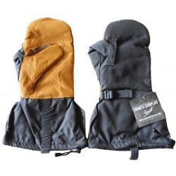 Hank's Surplus Grey Insulated Cold Weather Leather Mittens