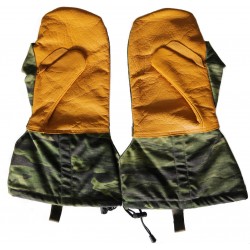 Hanks Surplus MultiCam Camouflage Cold Weather Leather Mitten Gloves