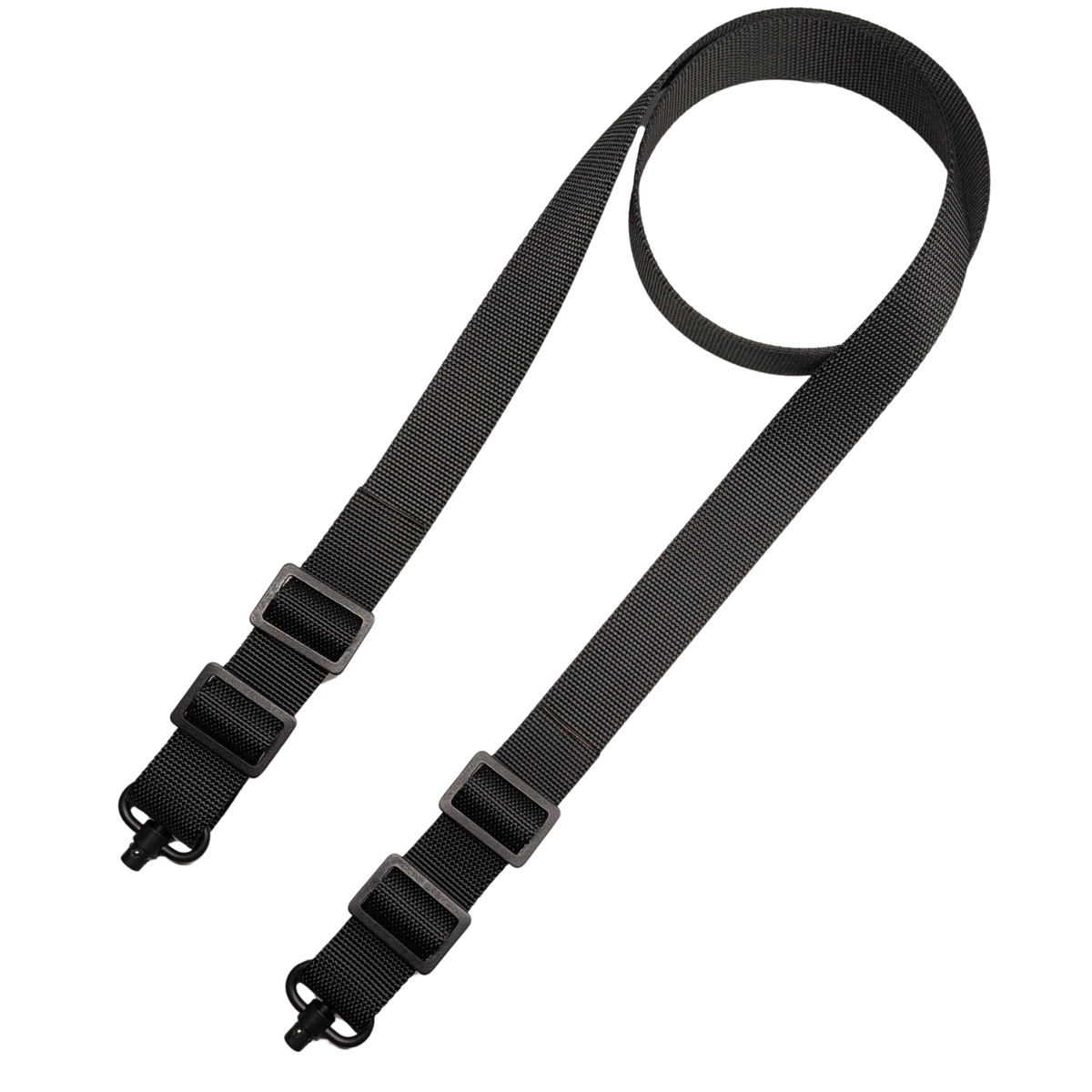 Adjustable 1.25" Two-Point Rifle Sling with Optional QD Swivels – Made USA