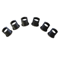 Heavy Duty Spring Snap Slider Barrel Paracord Drawstring Cord Locks – 6 Pack – Made in USA