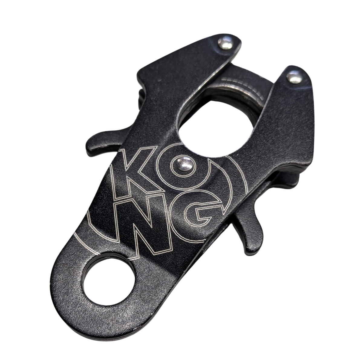 KONG FROG Cable Clip Carabiner – 25kN Automatic Locking Directional Connector for Metal Cable Anchors – Made in Italy