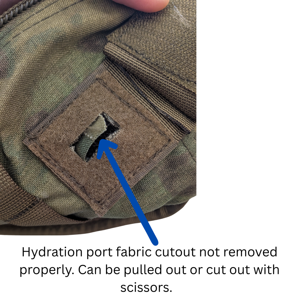 Military Army Tactical Assault ILBE Style 26L Hiking Hunting Molle Backpack Pack - Cosmetic Imperfections - Store Close Out
