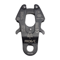 KONG FROG Cable Clip Carabiner – 25kN Automatic Locking Directional Connector for Metal Cable Anchors – Made in Italy