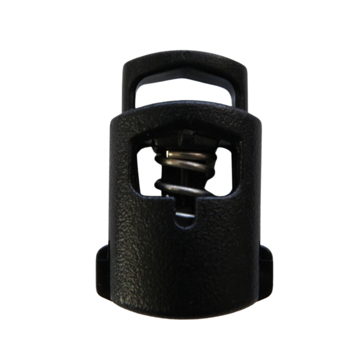 Heavy Duty Spring Snap Slider Barrel Paracord Drawstring Cord Locks – 6 Pack – Made in USA