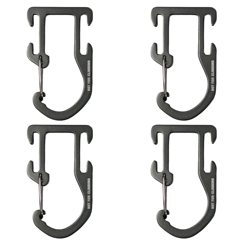 MOLLE Attachment Backpack Vest Gear Aluminum D-Ring Snap Hook