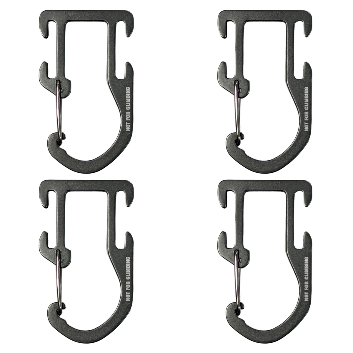 MOLLE Attachment Backpack Vest Gear Aluminum D-Ring Snap Hook
